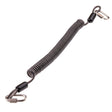 Toit Tether Black Large Coil Lanyard