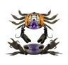 Cranka Crab 55mm 5.9g Heavy Hard Body Lure [cl:muddy Fiddler]