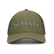 Simms Cap Trucker Single Haul Back Eddy Camo Fill Loden