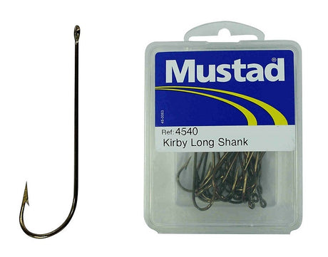 Mustad Long Shank Bulk Hooks [sz:2 - 50pk]