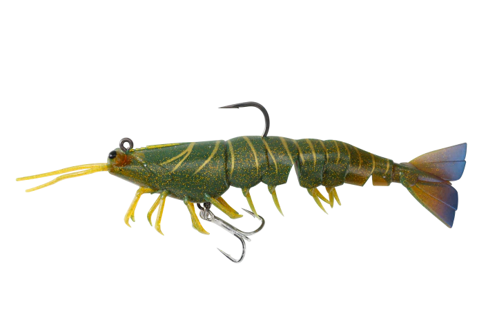 Irukandji Megaprawn Dtf 175 7" Pre-rigged Soft Plastic Lure [cl:camo]