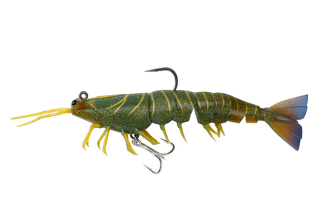 Irukandji Megaprawn Dtf 175 7" Pre-rigged Soft Plastic Lure [cl:camo]