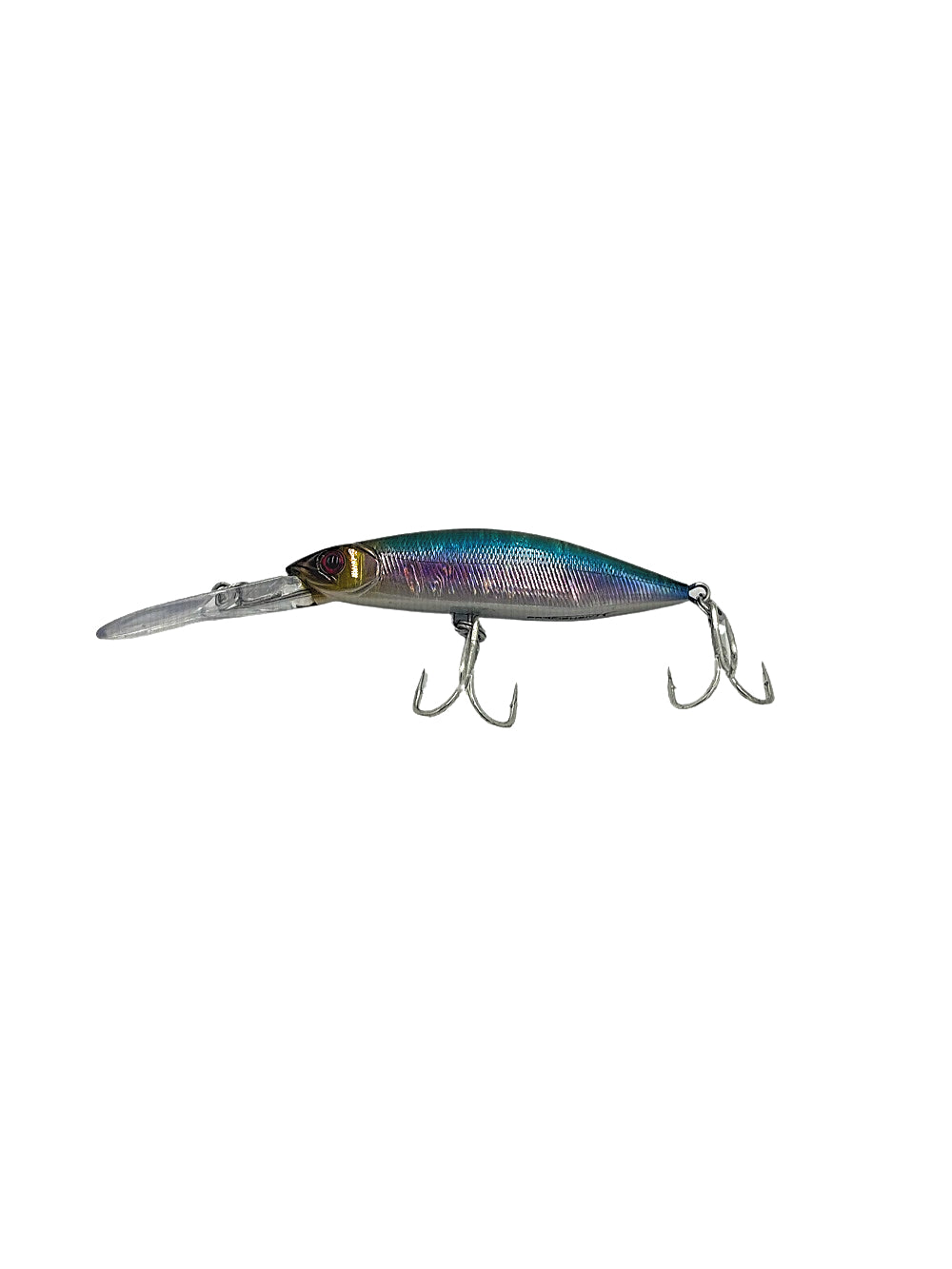 Profishent Shutdown 84mm 13g Suspending Jerkbait Hard Body Lure [cl:brown Blue Purple Silver]
