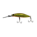 Profishent Shutdown 84mm 13g Suspending Jerkbait Hard Body Lure [cl:gold Orange Olive]