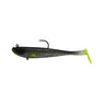 Profishent Vixen Shad 180mm 69g Soft Plastic Swimbait Lure [cl:black Silver Chartreuse]