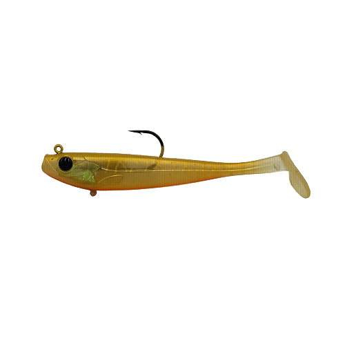 Profishent Vixen Shad 180mm 69g Soft Plastic Swimbait Lure [cl:gold Orange]