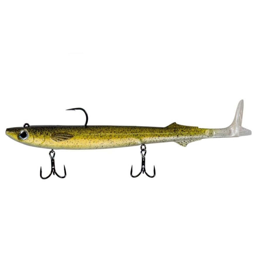 My Lure Box Paddle Glide 245mm Pre-rigged Soft Plastic Swimbait Lure [cl:murray Cod]