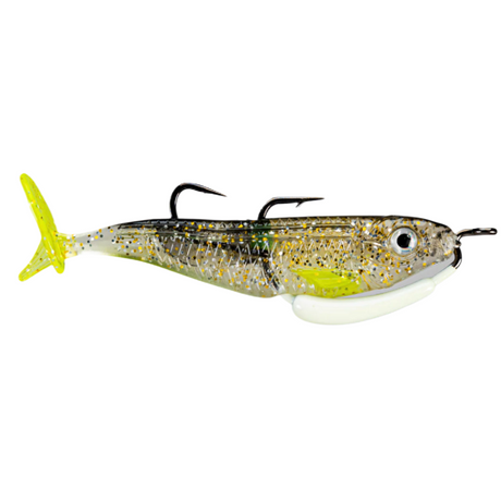 My Lure Box Jack Burner 85mm Pre-rigged Soft Plastic Swimbait Lure [cl:bright Eyes]