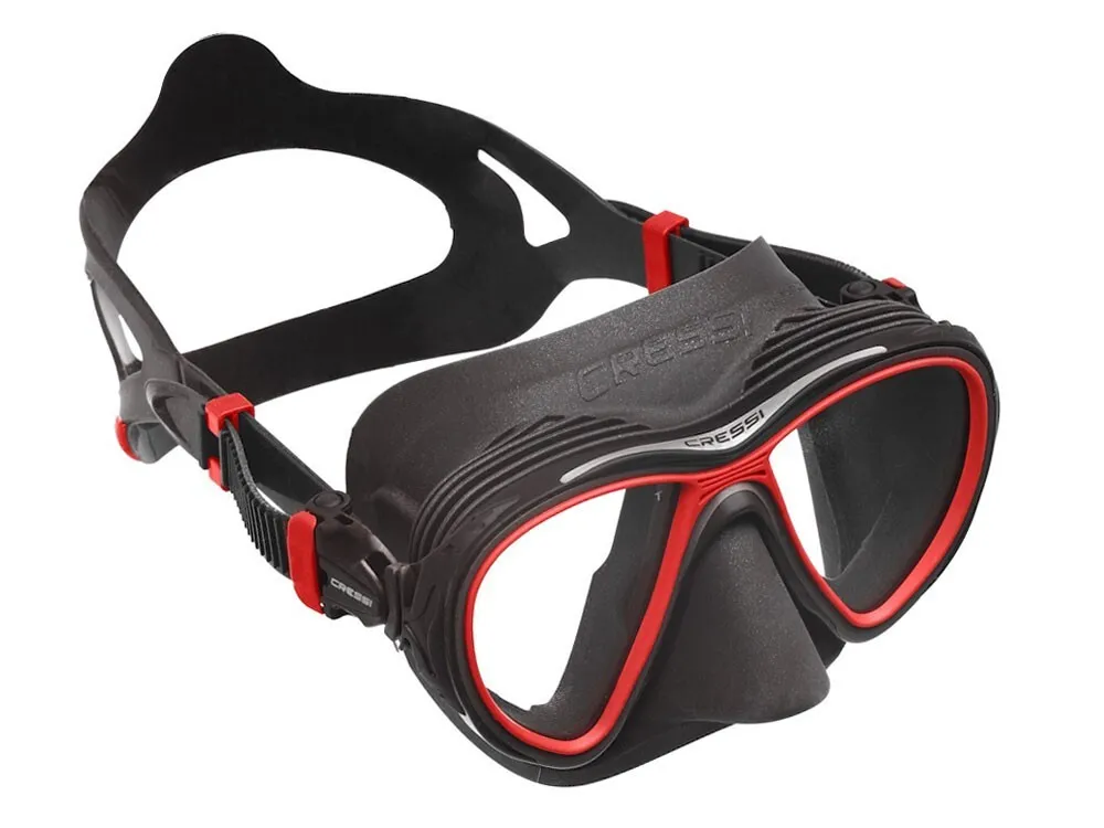 Cressi Quantum Mask Black Red >