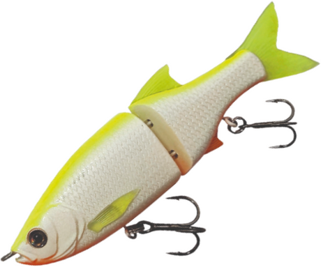 Molix Glide Bait 90mm 12.5g Slow Sinking Hard Body Swimbait Lure [cl:flying Chartreuse]