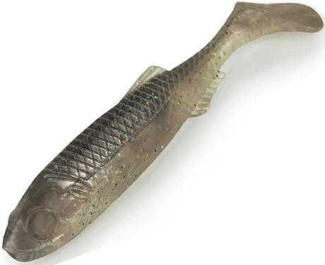 Molix Rt Paddle Flex 4" Soft Plastic Lure [cl:electric Smoke Shad]