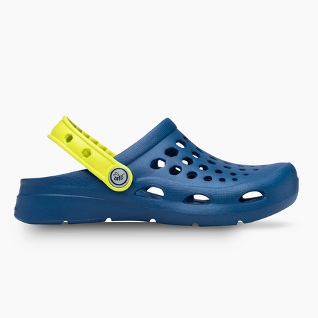 Joybees Kids Active Clog Navy/citrus [sz:c10/11]