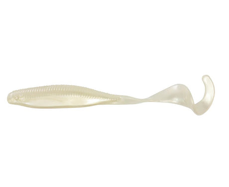 Zman Streakz Curly Tailz 7" Soft Plastic Lure [cl:pearl]