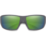 Smith Guides Choice Polarised Sunglasses (matte Cement Chromapop Green Mirror)
