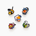 Joybees Popinz Charms 5pk [cl:sport Collection]
