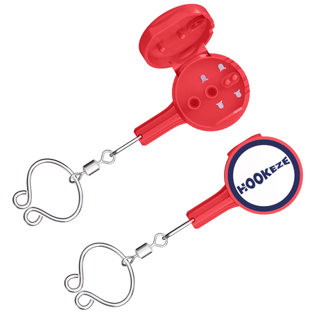 Hook-eze Fish Knot Tying Tool Twin Pack [sz & Cl:s - Red]