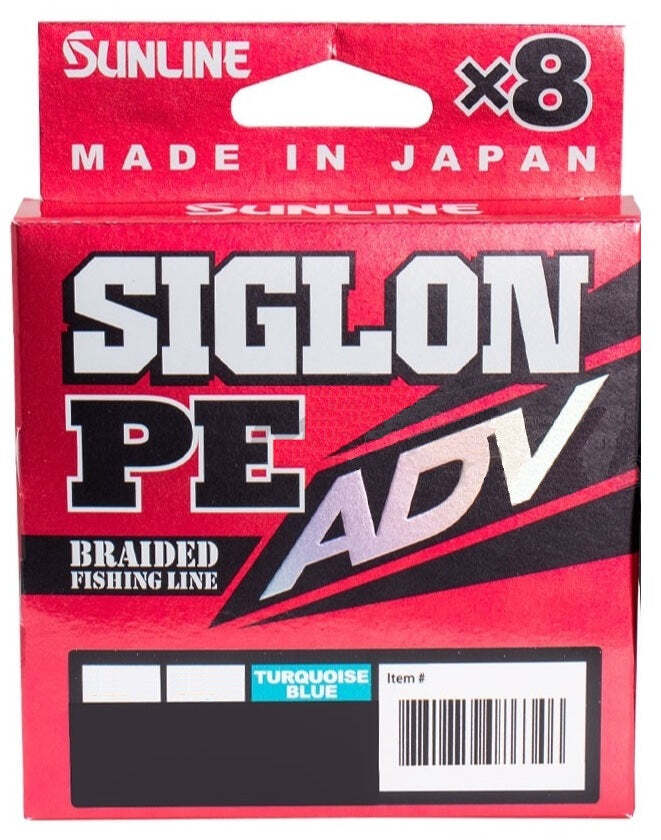 Sunline Siglon Pe X8 Adv Braided Fishing Line Turquoise Blue 150m