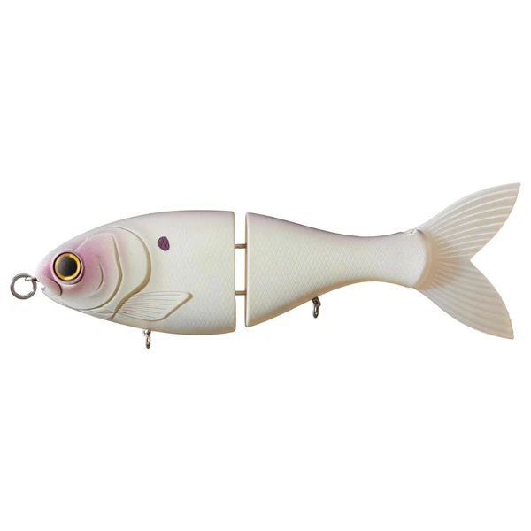 Bucca Trick Shad 6" 45.35g Slow Sinking Hard Body Swimbait Lure [cl:pearl Bone]