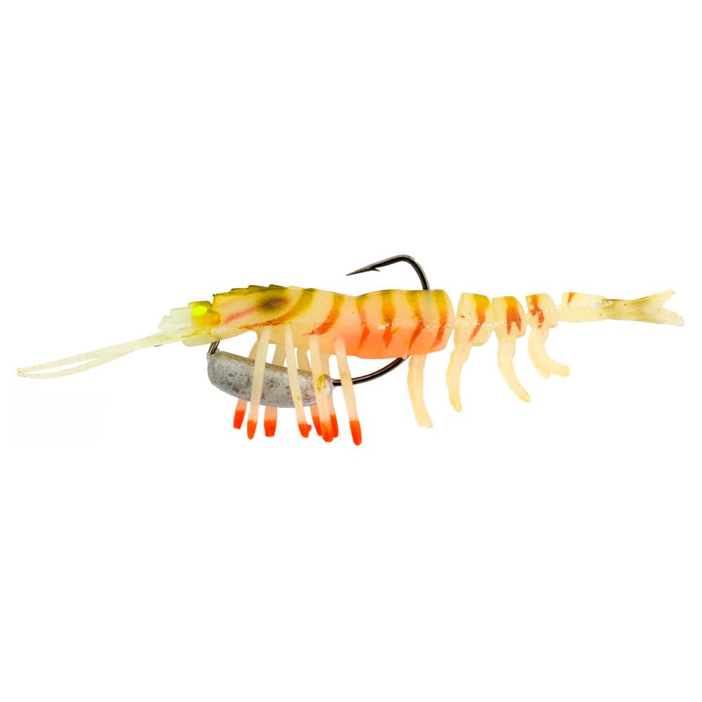 Zerek Live Shrimp Hot Legs 4'' Soft Plastic Lure ><^ [cl:30]