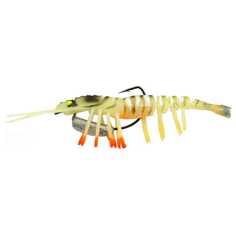 Zerek Live Shrimp Hot Legs 4'' Soft Plastic Lure ><^ [cl:31]