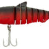 Zerek Live Mullet 4.5'' 23g Soft Plastic Swimbait Lure [cl:red Devil]