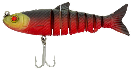 Zerek Live Mullet 4.5'' 23g Soft Plastic Swimbait Lure [cl:red Devil]