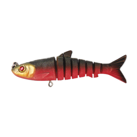 Zerek Live Mullet 5.5'' 35g Soft Plastic Swimbait Lure [cl:red Devil]