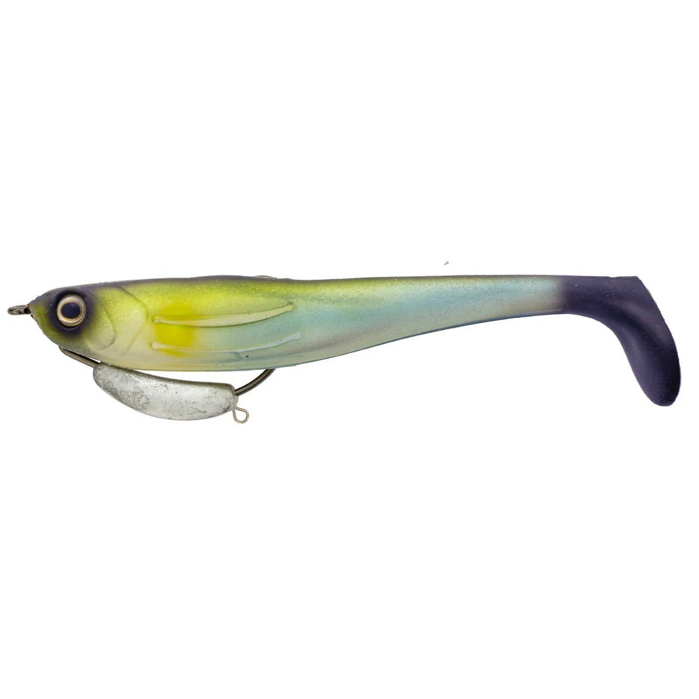 Zerek Flat Shad Pro 4.5" Soft Plastic Lure ><^ [cl:absinthe Black]