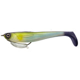 Zerek Flat Shad Pro 4.5" Soft Plastic Lure ><^ [cl:absinthe Black]