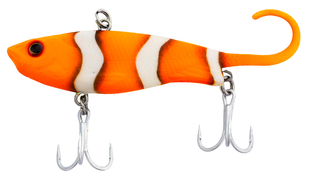 Zerek Fish Trap 110mm 30g Soft Vibe Lure [cl:clown Fish]