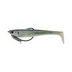 Zerek Flat Shad Pro 3.5" Soft Plastic Lure ><^ [cl:silver Whiting]