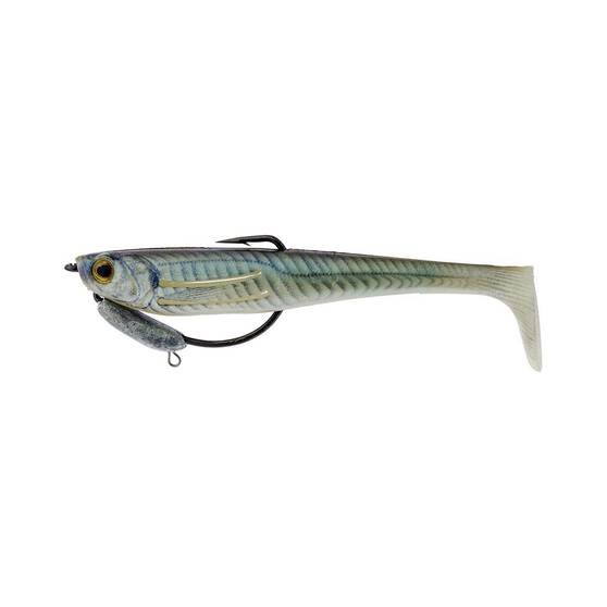 Zerek Flat Shad Pro 3.5" Soft Plastic Lure ><^ [cl:silver Whiting]