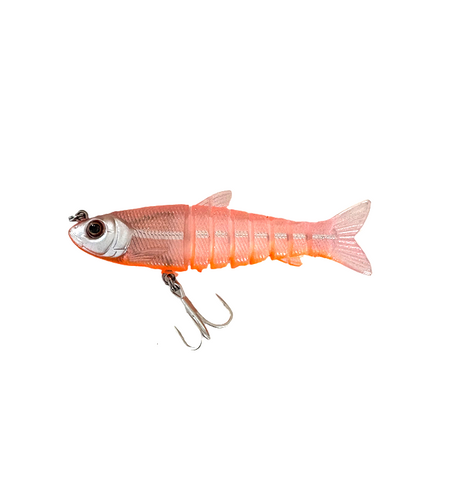 Zerek Live Mullet 4.5'' 23g Soft Plastic Swimbait Lure [cl:hot Betty]