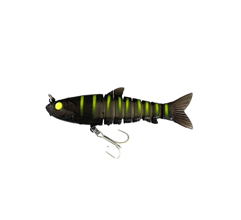 Zerek Live Mullet 5.5'' 35g Soft Plastic Swimbait Lure [cl:green Sunset]