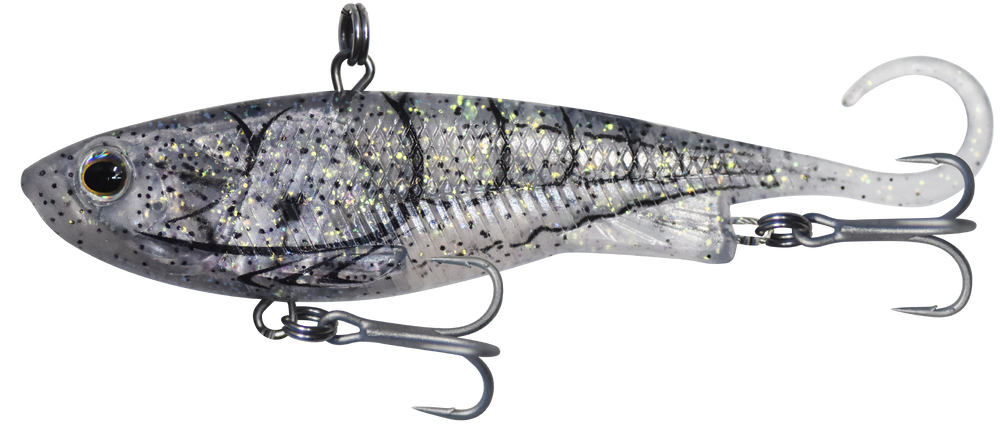 Zerek Fish Trap 110mm 30g Soft Vibe Lure [cl:glass Shrimp Uv]