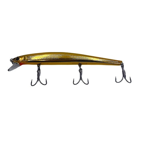 Zerek Long Trail 160mm 26g Slow Floating Hard Body Lure [cl:gold Uv]