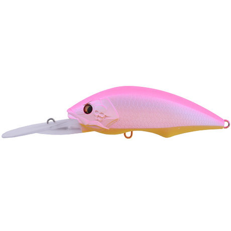 Bone Toughfia Papuan Bass Diver 100mm 48g Floating Hard Body Lure [cl:pink Punch]