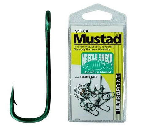 Mustad Needle Sneck Hooks [sz:10 - 18pk]