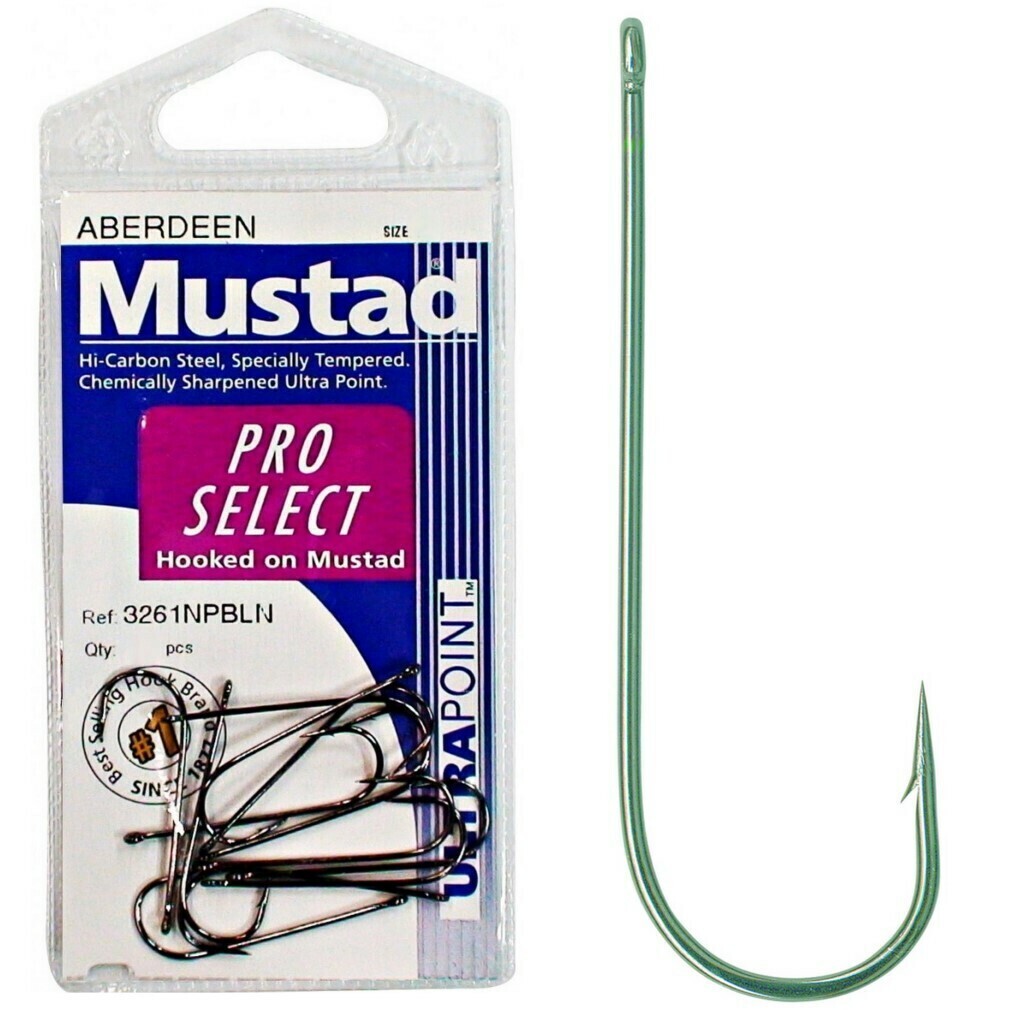 Mustad Aberdeen Hooks Sz 4 (12 Pk) 