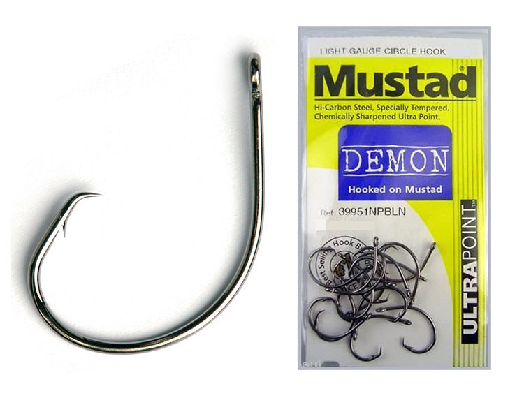 Mustad Demon Circle Hooks [sz:4 - 15pk]