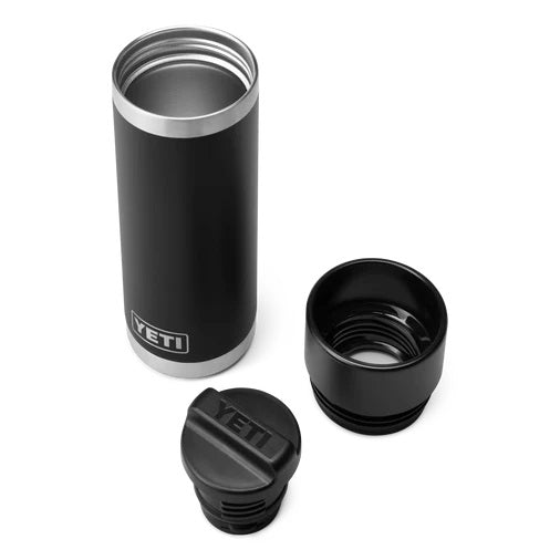 Yeti Rambler 18oz (532ml) Bottle With Hotshot Cap [cl:black]