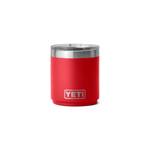 Yeti Rambler 10oz (296ml) Stackable Lowball With Magslider Lid [cl:rescue Red]