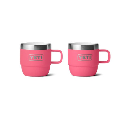 Yeti Rambler 6oz (177ml) Stackable Mugs 2pk [cl:tropical Pink]
