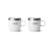 Yeti Rambler 6oz (177ml) Stackable Mugs 2pk [cl:white]