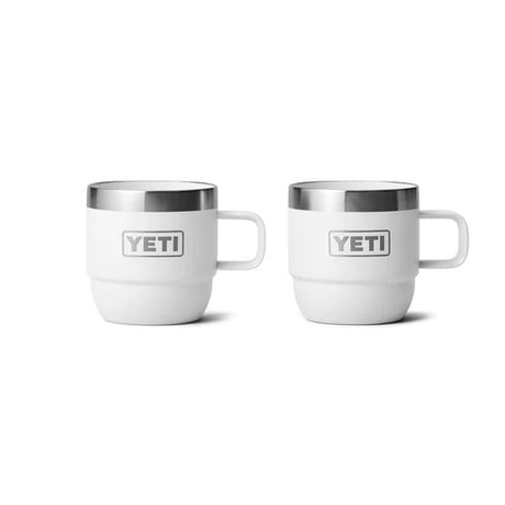 Yeti Rambler 6oz (177ml) Stackable Mugs 2pk [cl:white]