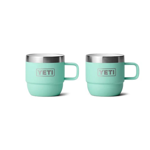 Yeti Rambler 6oz (177ml) Stackable Mugs 2pk [cl:seafoam]