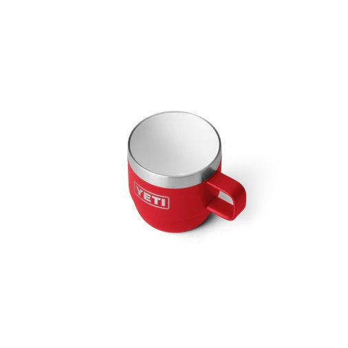 Yeti Rambler 6oz (177ml) Stackable Mugs 2pk [cl:rescue Red]