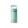 Yeti Rambler Jr 12oz (354ml) Kids Bottle With Straw Cap [cl:seafoam]
