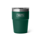 Yeti Rambler 16oz (473ml) Stackable Cup With Magslider Lid > Black Forest Green] [cl:black Forest Green] [cl:black Forest Green] [cl:black Forest Green] [cl:bla