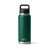 Yeti Rambler 36oz (1l) Bottle With Chug Cap [cl:black Forest Green]